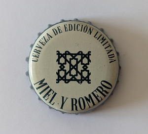 Cerveza de edition limitada - miel y romero, Cervezas Alhambra